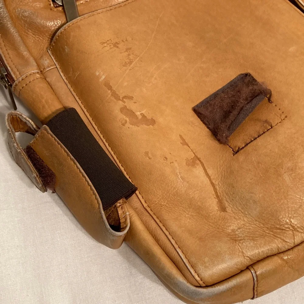 Red Sox Leather Messenger Bag vintage